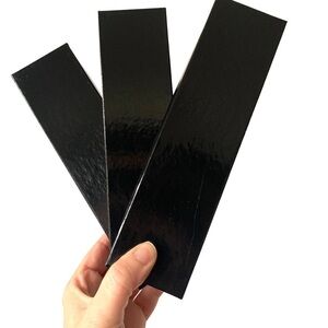 Pack of 12 Gift Boxes Black Gloss Jewelry Jewellery Watch Box 8 x 2 x 7⁄8 inches